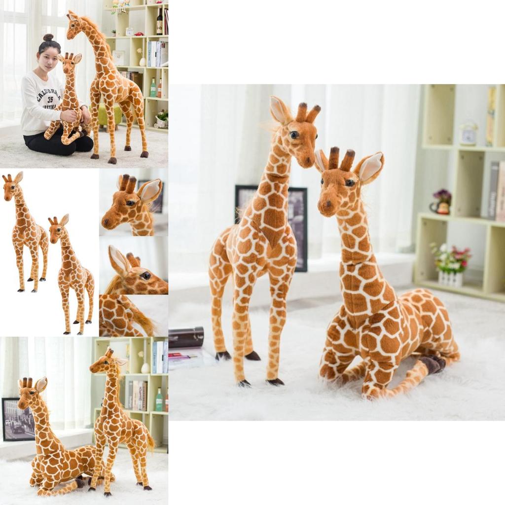 Realistic Giraffe Plush Toy For Kids Perfect Photo Prop And Gift For Birthdays And Holidays
