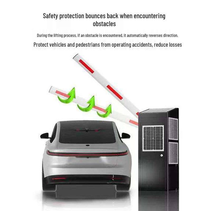 ZhiShangFei Solar-Powered Wireless Parking Barrier Gate