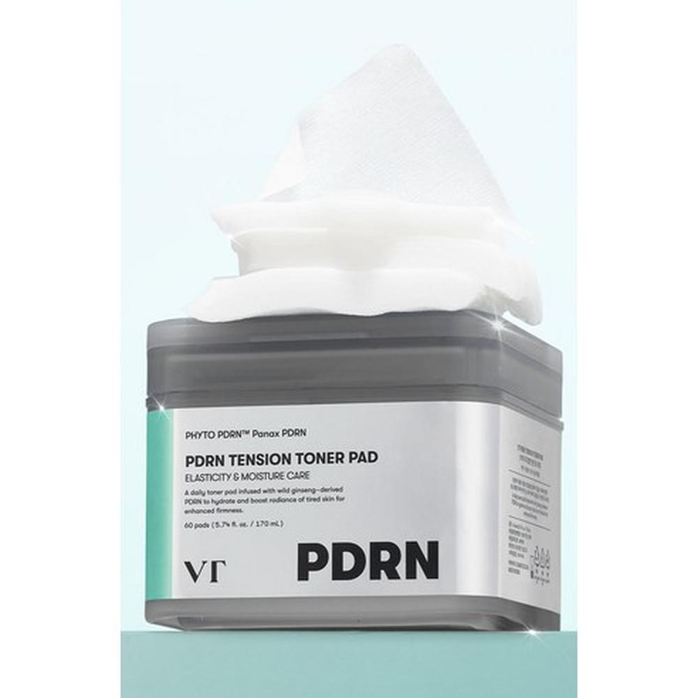VT PDRN Tension Toner Pad 170ml (60pcs) – Firming Care, Pad Treatment, Korean