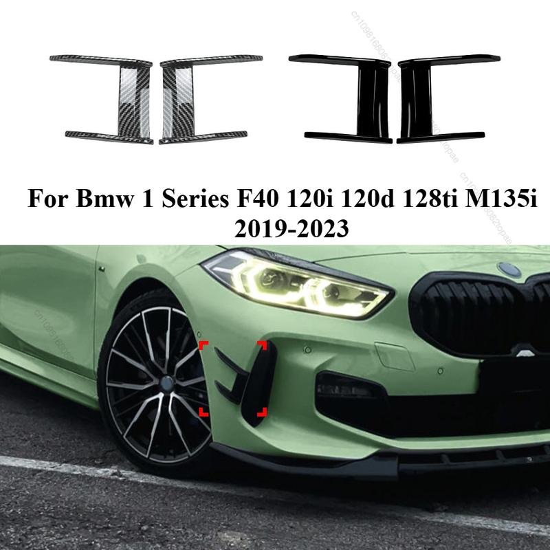Front Bumper Side Splitter Air Vent Trim Spoiler M Performance Style For Bmw 1 Series F40 120i 120d 128ti M135i -