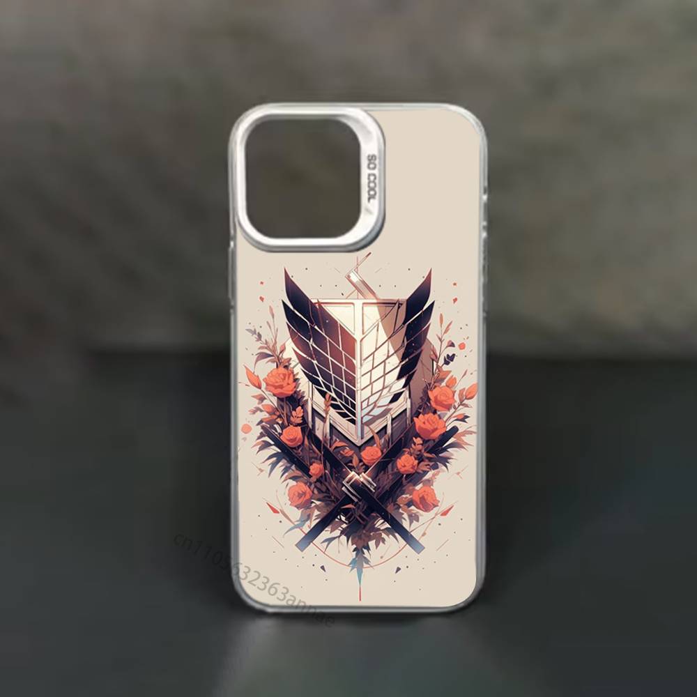 Attack On T-Titan Mikasa Phone Case for iPhone 15 16 Pro Max Air SE 11 13 Pro 14 Plus 12 11Pro 15Pro Max 16e Cover