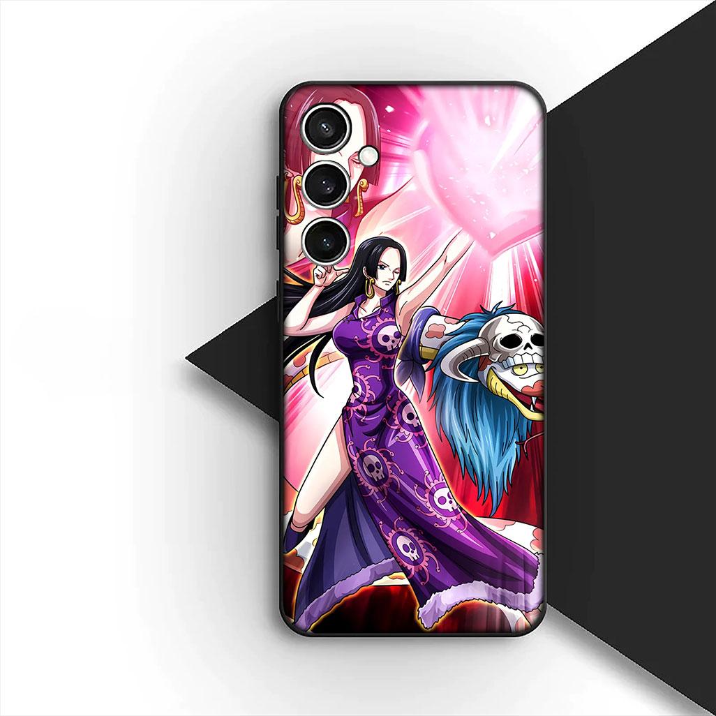

Cover for Huawei P30 P20 Mate 20 Lite Pro Y7 Y6P Y7A 2019 Nova 5T 3I Casing Phone Case Anime Boa Hancock One Piece Luffy Huawei P30 lite