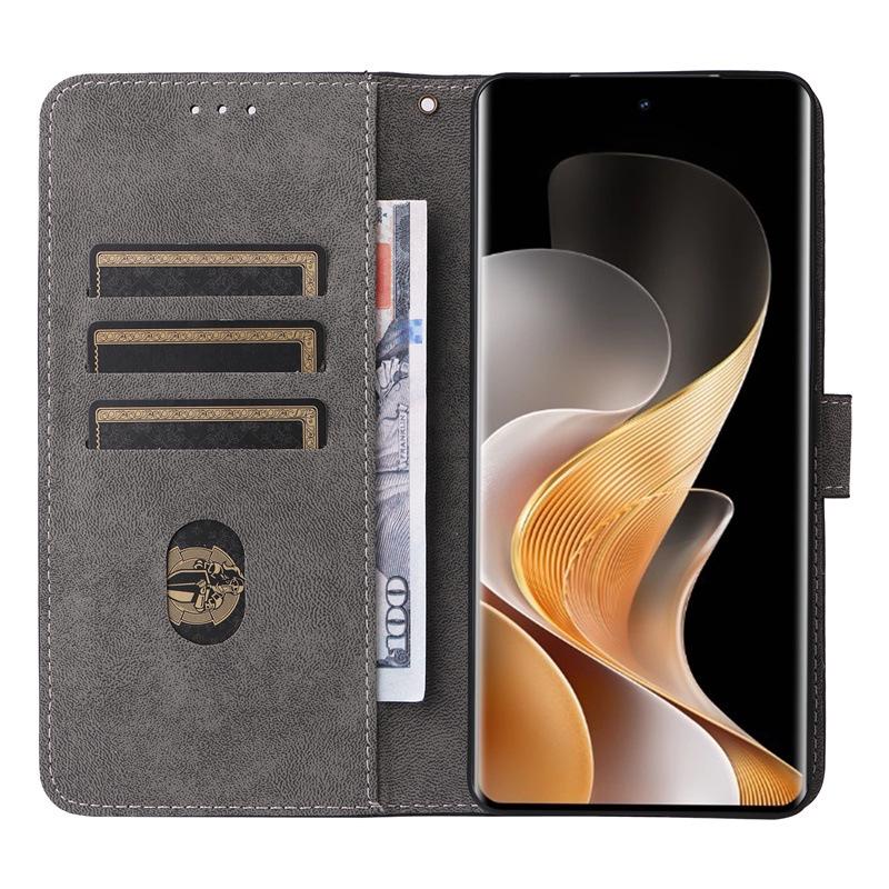 Vivo S19/S19 Pro Leather Flip Phone Case with Card Holder & Anti-theft Protection