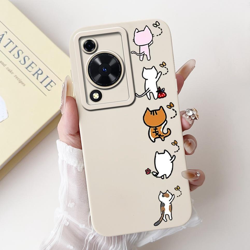 For Cover Huawei Nova Y72 / Nova Y72 MGA-LX3 Gothic Style Moon Night View Avocado Painting Case Bumper Soft Matte Silicone Funda