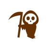 Grim Reaper Lurking Vinyl Sticker Decals Spooky Skeleton Peeker Stickers For Car Window Bumper Laptop Decoration