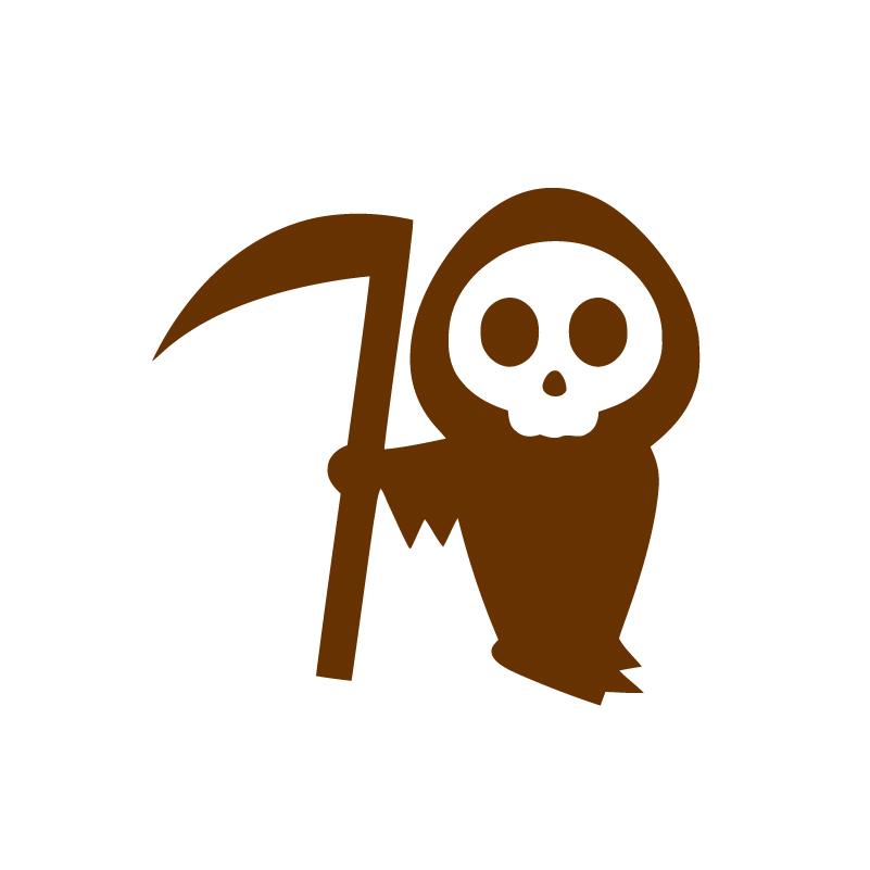 Grim Reaper Lurking Vinyl Sticker Decals Spooky Skeleton Peeker Stickers For Car Window Bumper Laptop Decoration