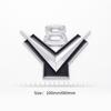 AABHC1 Car Styling Metal V8 Logo Car Fender Emblem Rear Trunk Badge Decor Sticker For Dodge Jeep Ford Chevrolet Lexus Jaguar Chrysler