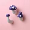 3D Red Mushroom Refrigerator Sticker Standing Sitting Hug Cartoon Refrigerator Decorative Magnetic Sticker Resin Gift