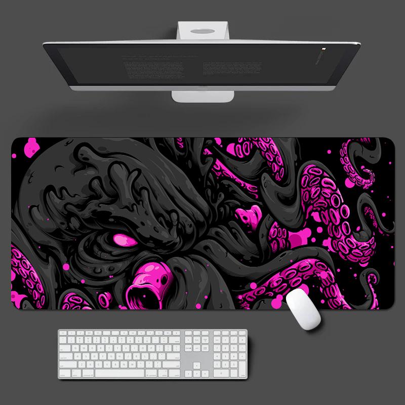 Mouse Pad Big Game Mousepad Laptop Desk Pad 40x90cm Computer Keyboard Carpet Creative Octopus Mouse Mat