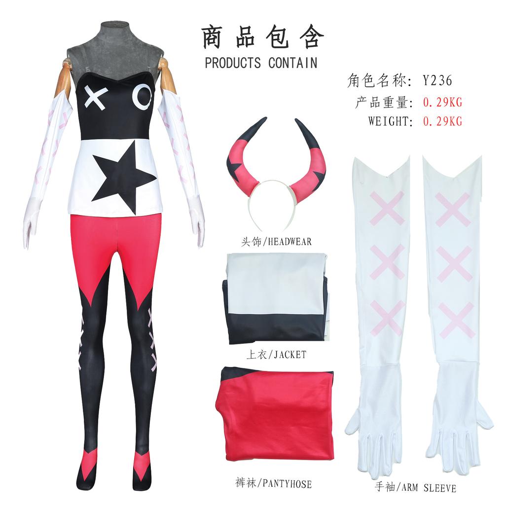 Neues Angebot Amerikanisches Drama Hell Inn Cos-Kleidung Hell Inn Alastor Cosplay-Kleidung