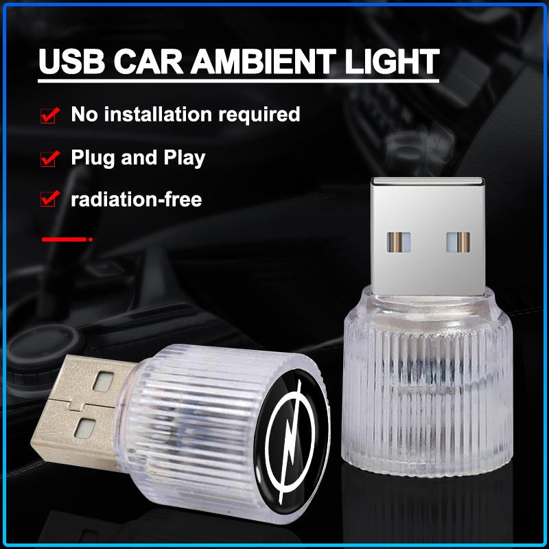 For Opel Astra H G Corsa Insignia Astra Antara Meriva Zafira Interior Car Interior Styling USB Atmosphere Light Portable Mini LED Party Lamp