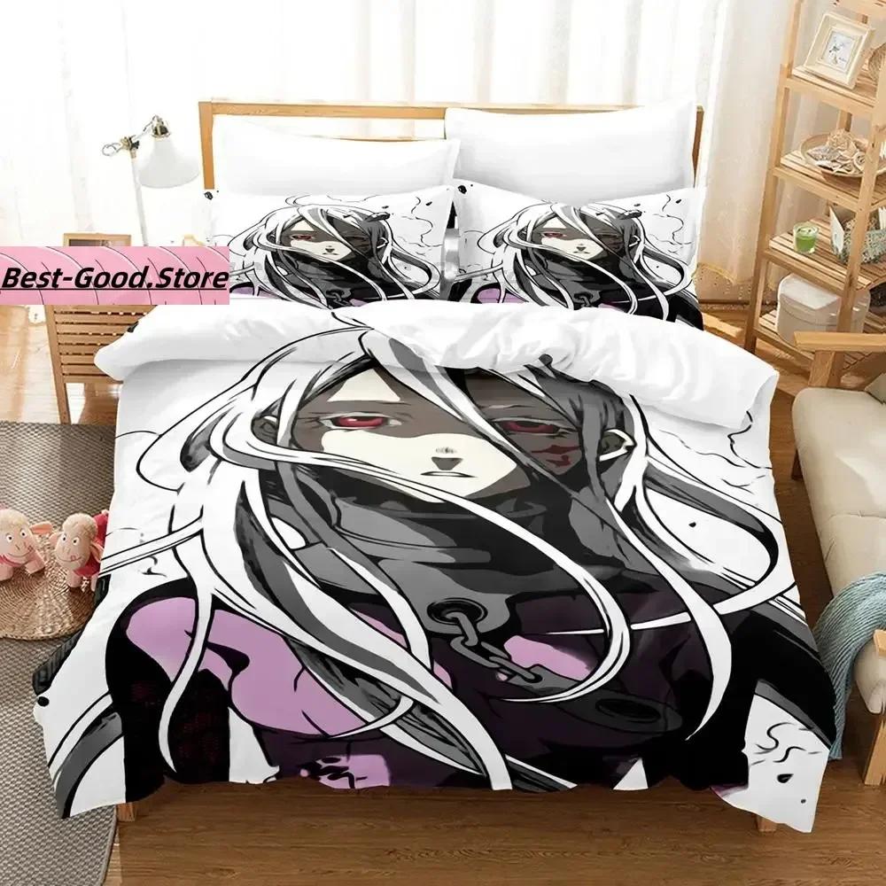 Comforter Deadman Wonderland Bedding Set Single Twin Full Queen King Size Bed Set Aldult Kid Bedroom S 3D Cama De Casal