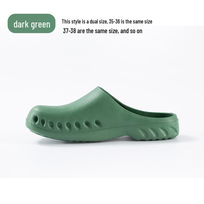 Waterproof Non-Slip Surgical Shoes for Doctors and Nurses – Closed-Toe Protective Slippers for Hospital, Laboratory, and ICU Use
