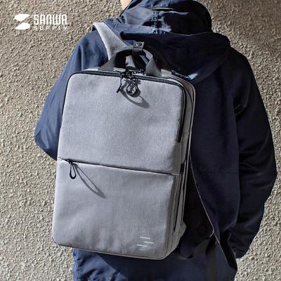 Sanwa Supply BAG-BPC9GY Sac à dos pour ordinateur portable Business Casual