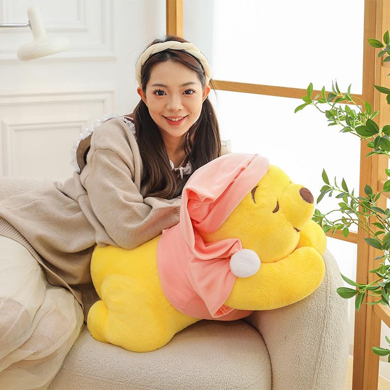 Buttocks Sleeping Winnie the Pooh Plush Toy Cute Puff Bear Doll Sleeping Pillow Gift