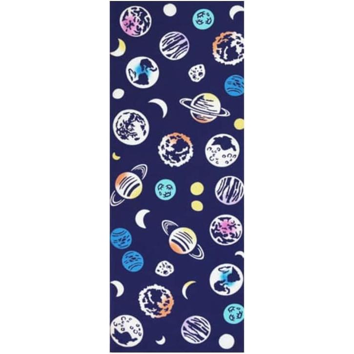 Todaya Shoten Rientozome Tenugui Towel Planet