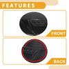 Fuel Tank Door Cap for Hyundai Elantra 2021-2025 Fuel Filler Flap Cover Adhesive Type Carbon Fiber Black ABS Fuel Filler Door Gas Cap