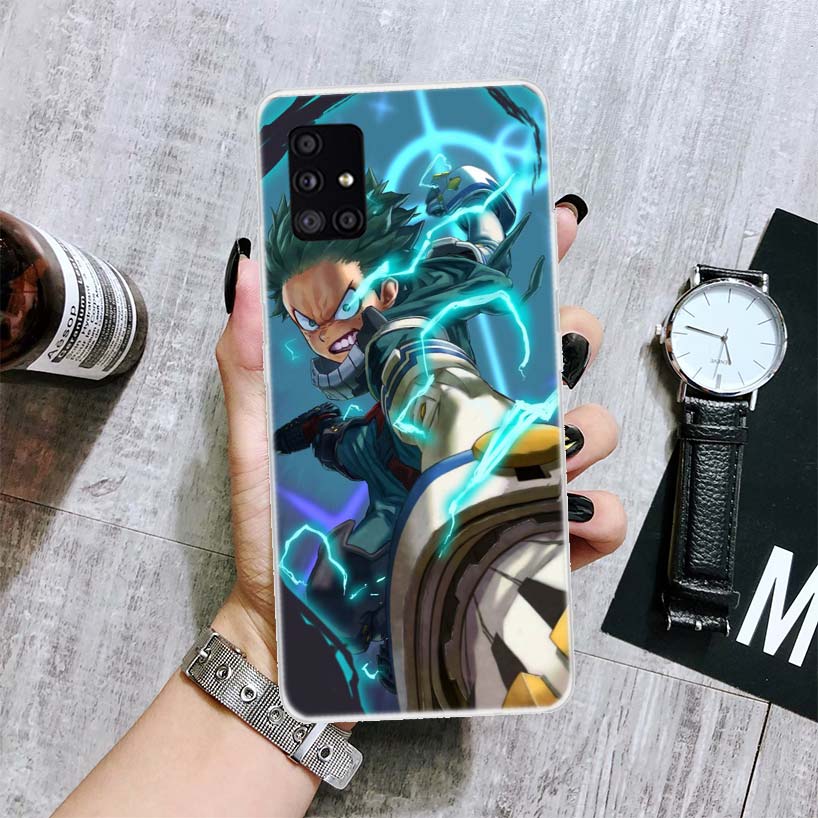 My Hero Academia Izuku Deku Phone Case For Samsung Galaxy A12 A22 A32 A42 A52 A72 A51 A71 5G A41 A31 A21 A02S M12 M21 M31 M30S