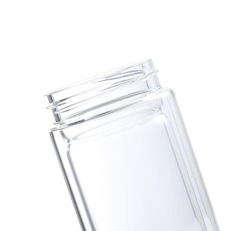 Deslang Langyue 360ml Double-Layer Insulated Borosilicate Glass Bottle