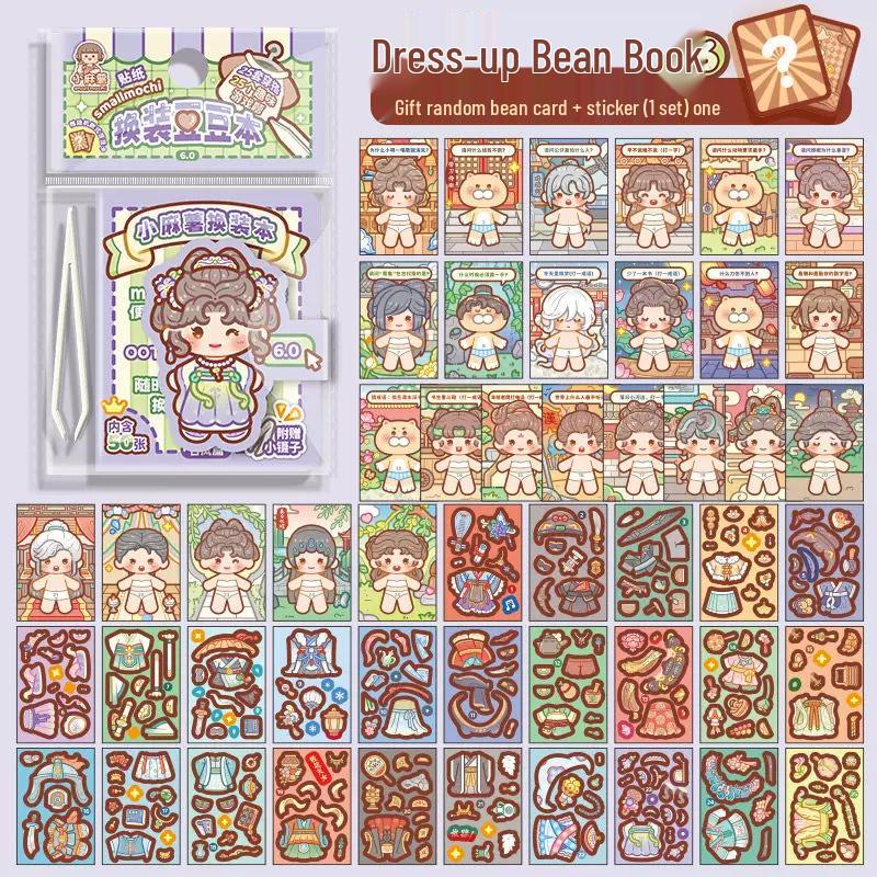 Little Mochi 6.0 Outfit: Complete Children's DIY Miniature Scene Decoration Sticker Set