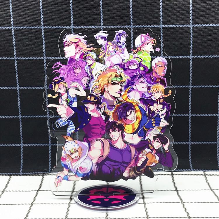 Spiel Anime Bizarre Adventure Golden Wind Modell Acryl Figur Stand Bemalt Schreibtisch Dekor Ornament Geschenk 15 cm