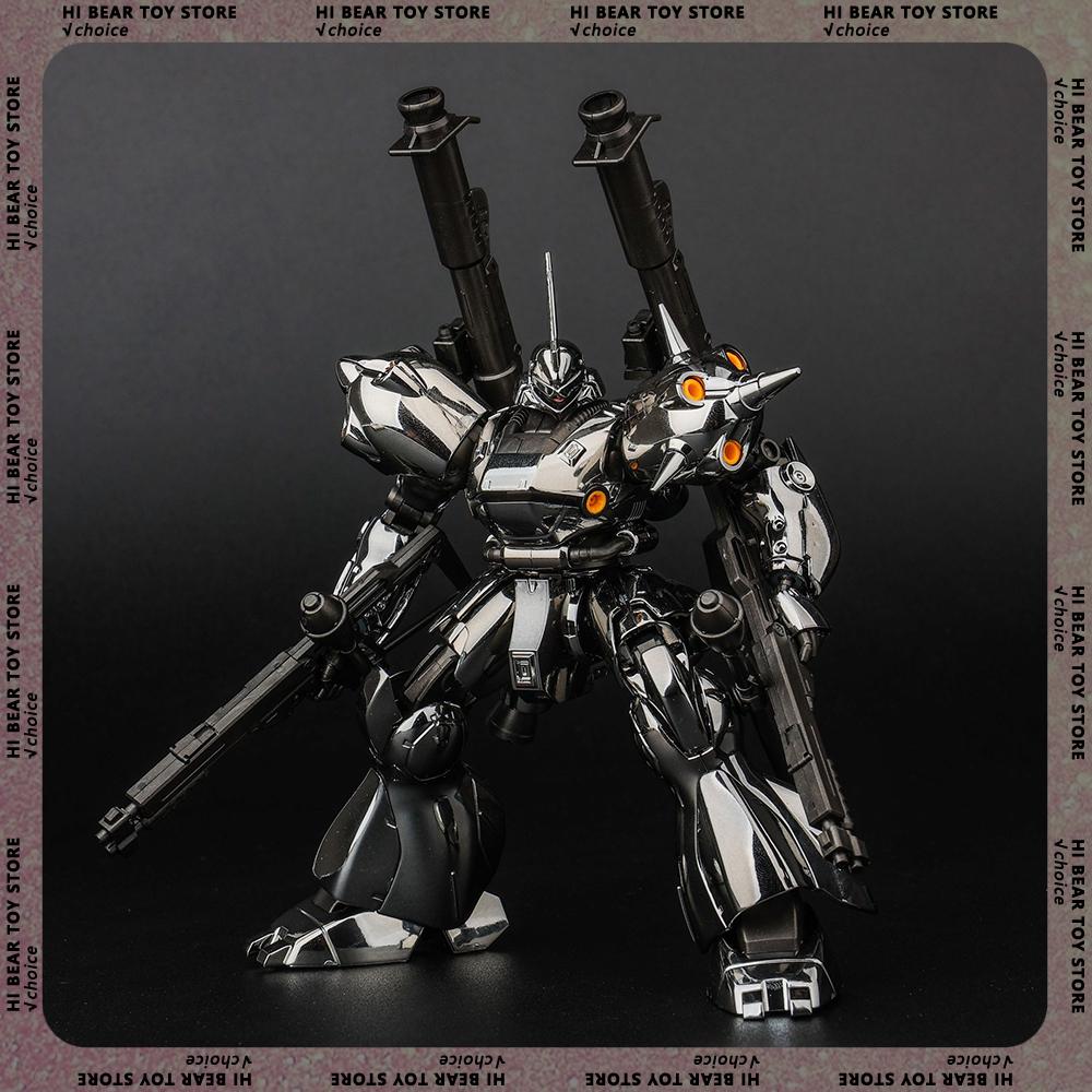 Hg 1/144 Ms-18e Assembly Model Kit Ms-18e Blue/black Action Figurine Robot Plastic Models Collection Statue Kids Toys Kids Gifts