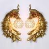 Phoenix Peacock Bird Lamp Art Wall Lights for Home Decor Living Room Bedroom Wall Sconces Modern LED Lighting Fixtures Luminaire