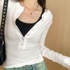 Undercoat for Women Long Sleeved T-shirt for Inner Lining