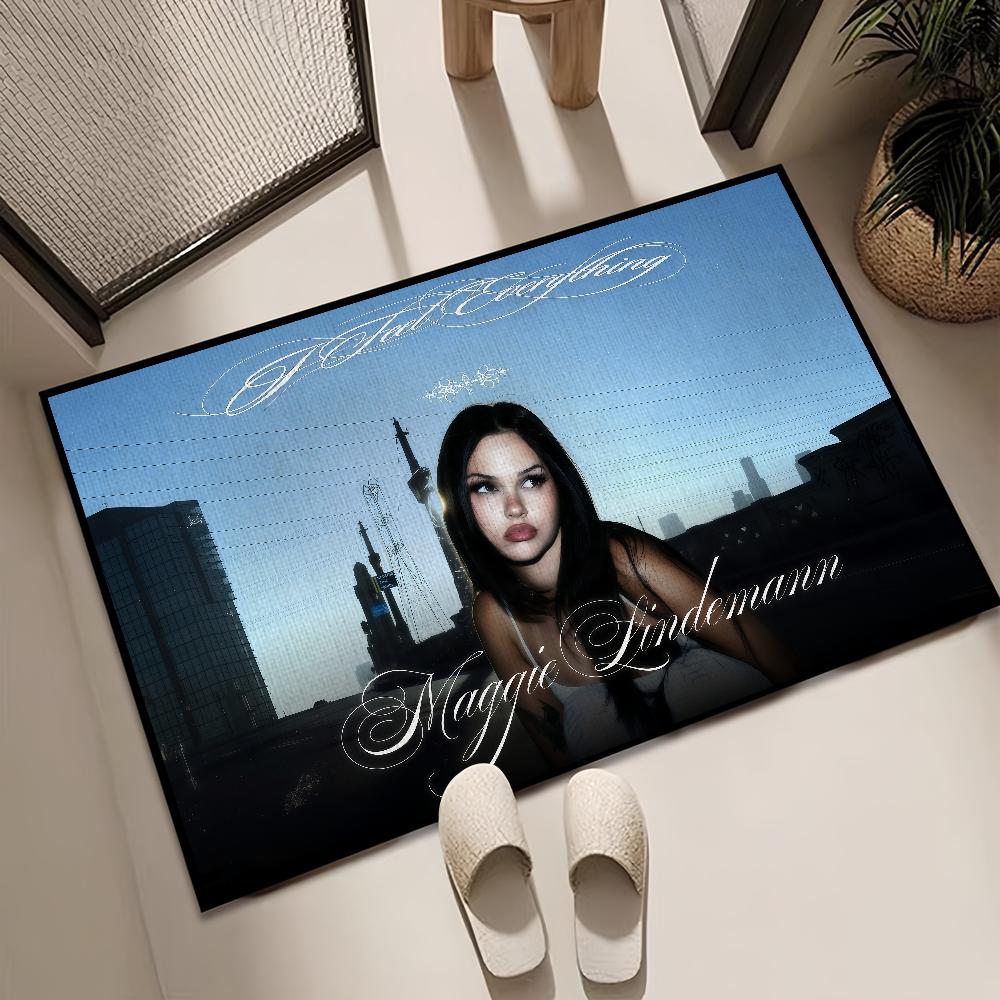 Tappeto da comodino Singer per la casa Tappetino da bagno Tappeto per corridoio Balcone Tappeto per ingresso Sento tutto m-Maggie Lindemann Zerbino hogar Decor