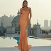 Cross-Border Foreign Trade European and American Summer Floor-Length Luxury Dance Party Evening Dress Maix Dress Party