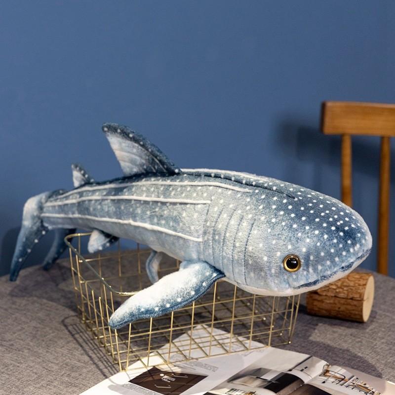 Animal Marine Whale Shark Plush Toy Stuffed Doll Cartoon Decoration Gift Kids