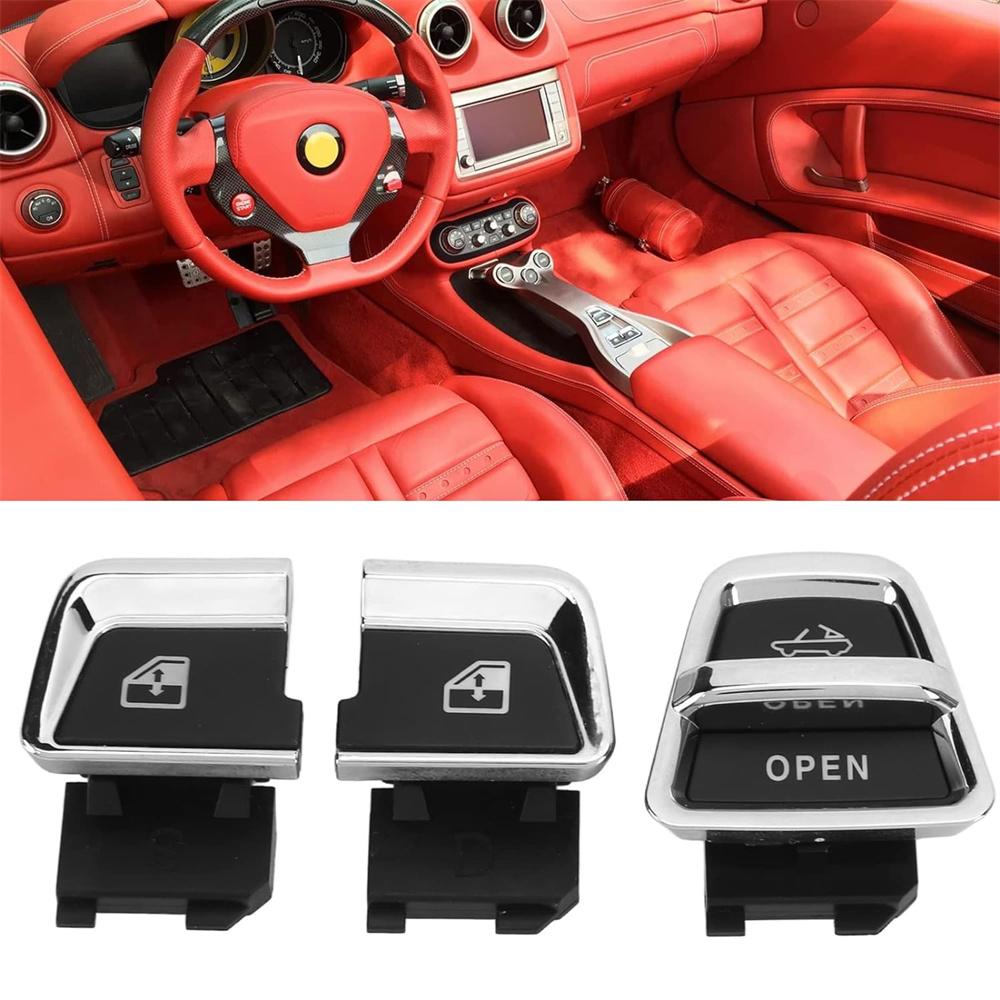 Left Right Power Window Roof Control Switch Button For Ferrari California 09-14
