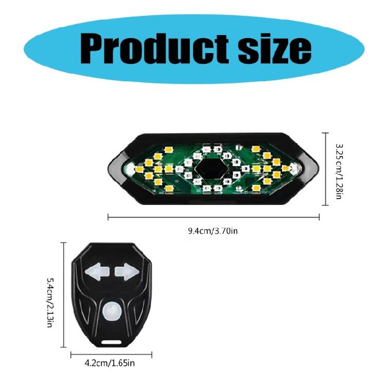 Flowing Turn Signal Light Motorbike Front Rear Blinkers Indicators Light for Motorcycle Motorbike Scooter