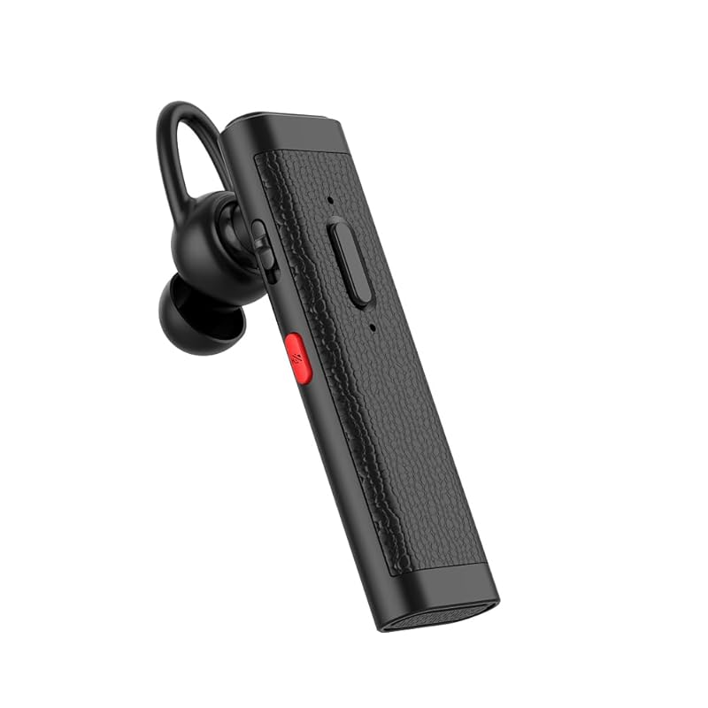

[Light and thin type] Glazata Japanese audio one ear wireless earphones Bluetooth Equipped with Qualcomm smart chip [aptX & aptX HD, SBC/AAC