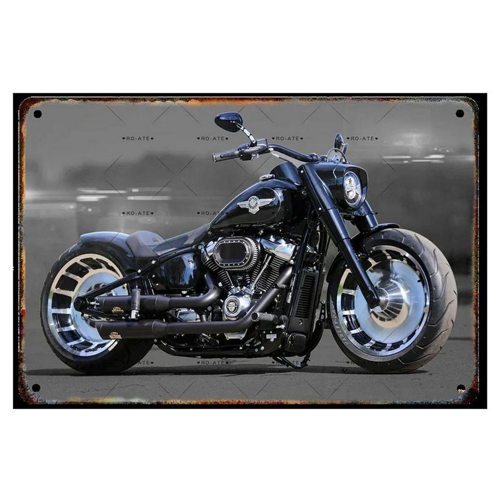Plaque Metal Tin Signs Motorcycles Wall Decoration Vintage Art Posters Iron Painting for Man Cave Home Cafe Garage Club Bar