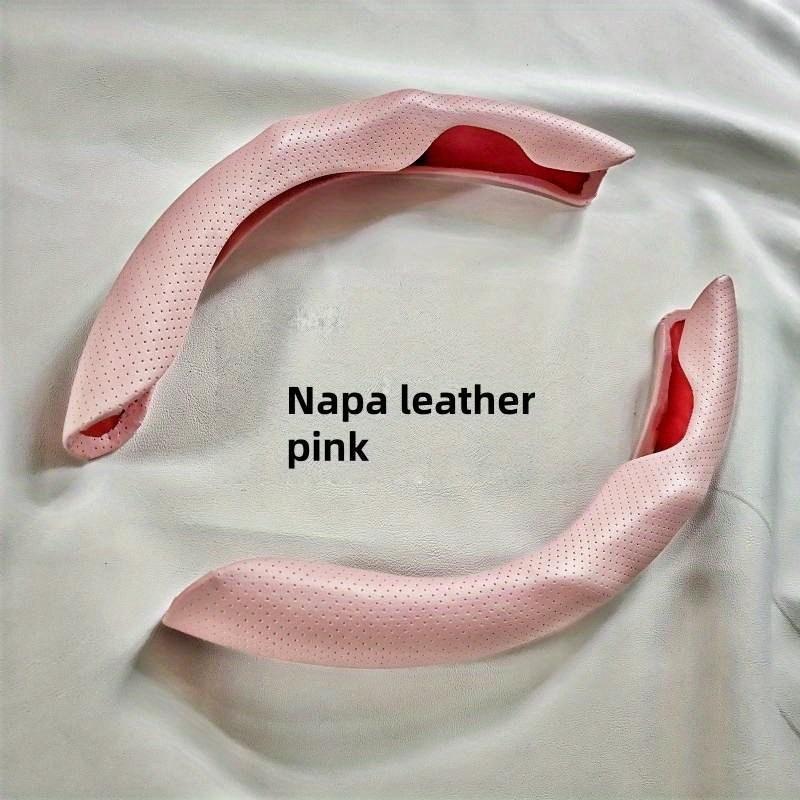 Ultratenký pot pohlcující PU kožený potah volantu - Protiskluzový, Celoroční použití, Ochrana proti potu, Stylový interiér, Hladká textura, Protiskluzový úchop