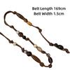 Bohemian Women's Waist Chain Woven Beaded Skirts and Jeans Belt Waist Rope  Waist Belt Decoration