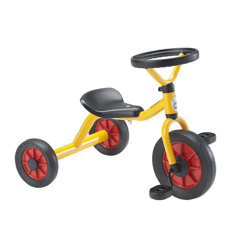 Bornelund Windsor Pelican Tricycle with Round Handles, Yellow, for Ages 18 Months and Up, WI41545