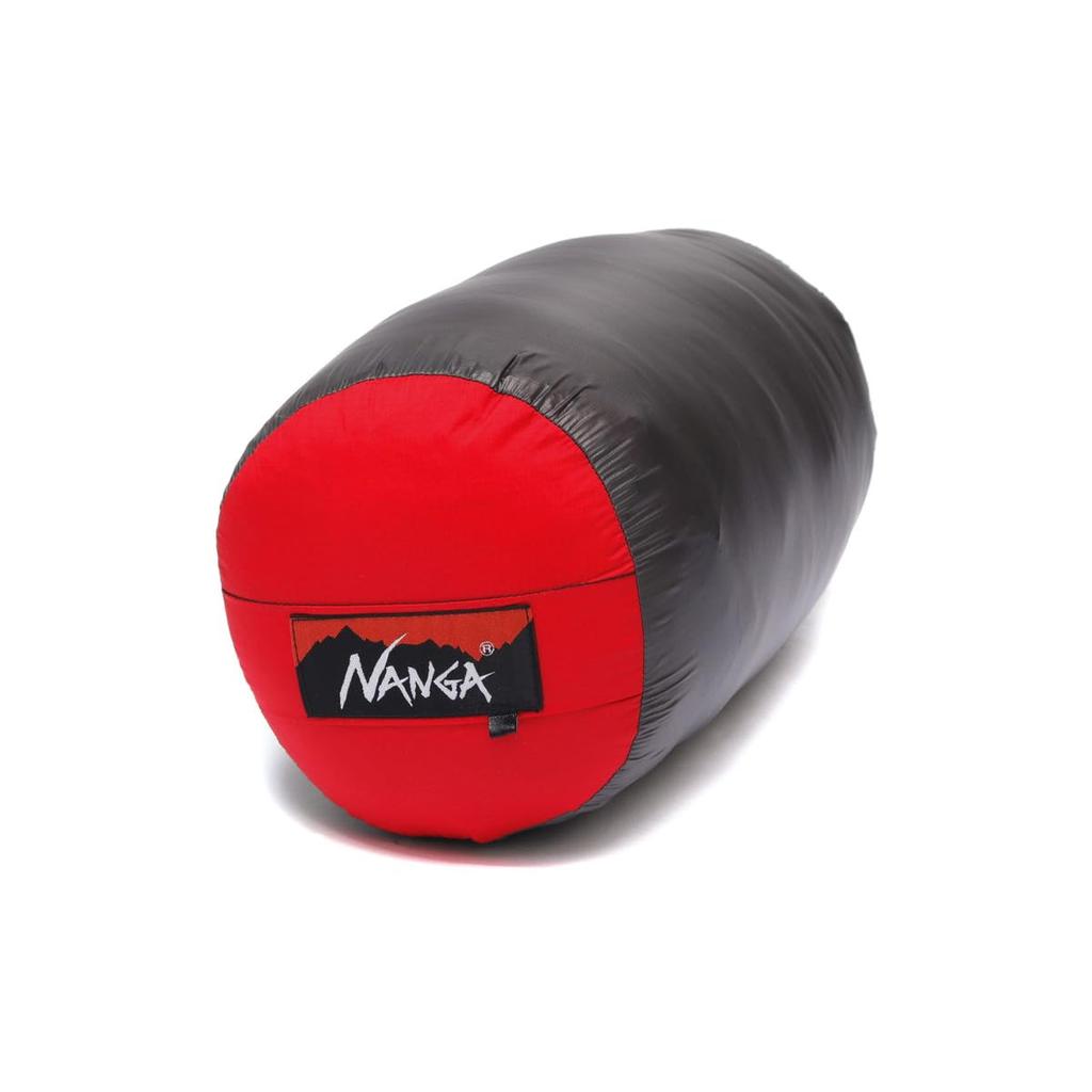 Combination Sleeping Bag 30th Anniversary Black X Red Regular [NANGA] Aurora-Tex
