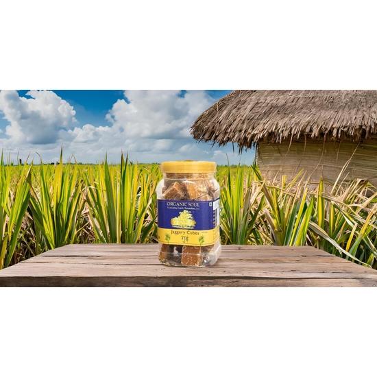 Organic Soul Jaggery Whole 600 Gm/Gud/Chemical And Pesticide Free/Npop Certified I Organic Certified