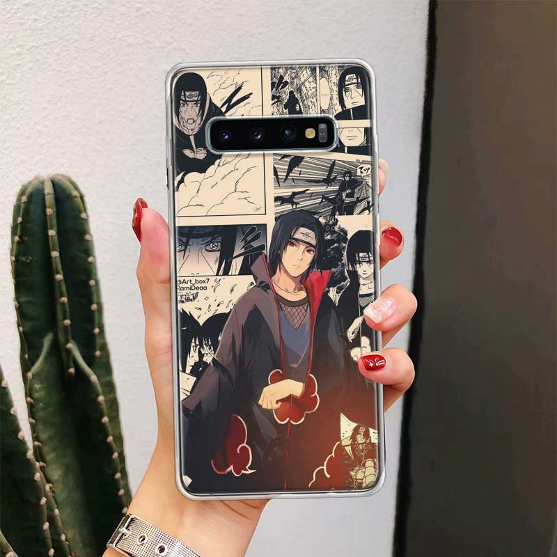 Naruto Uchiha Itachi Pro Samsung Galaxy S10 Plus S20 FE S21 S22 Ultra Pouzdro na telefon S10E S8 S9 + S7 Edge J4 Kryt Plášť Coque