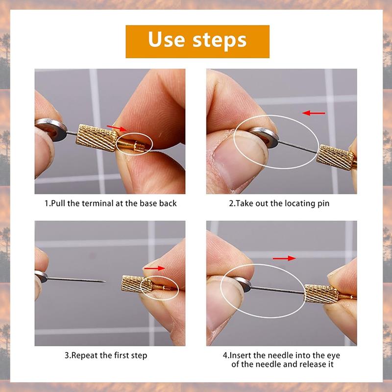2025 Trend 24PCS Leather Suture Positioning Needle, Handmade DIY Leather Positioning Pins Leather Located Needles Tools