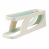 Rolldown Design Automatic Scrolling Egg Rack Double-layer Egg Basket Container  Kitchen Storage