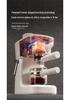 Italian Moka Pot: Semi-Automatic Coffee Maker for Home or Office with Manual Grinding and Brewing.