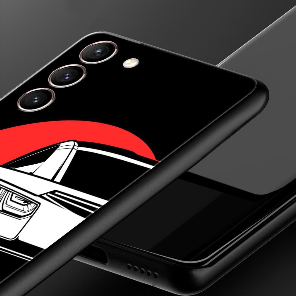 JDM Tokyo Drift Sportwagen Lampe Handyhülle Für Samsung Galaxy S23 Ultra S22 S21 S20 FE 5G S10 S10E S9 S8 Plus Note 20 Weiche Hülle