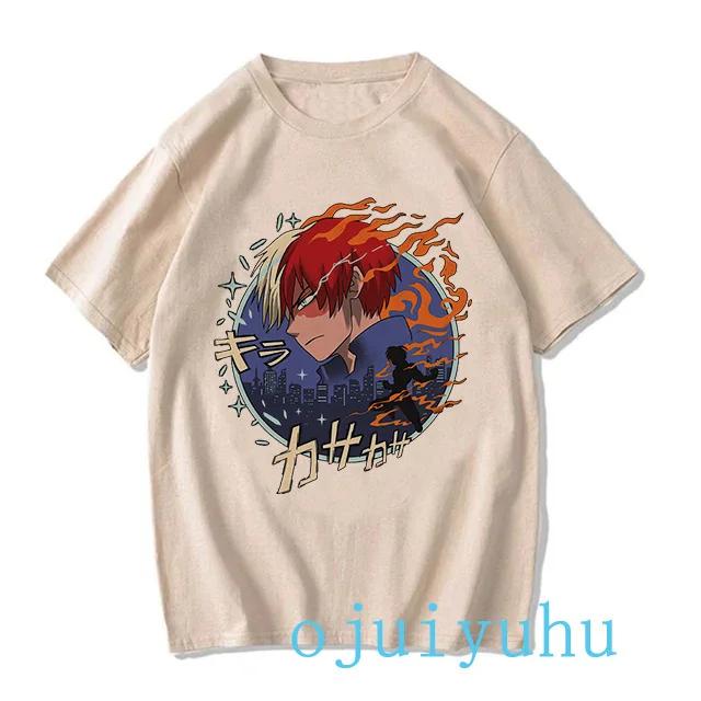 My Hero Academia Szie T Shirt UnisexWomen Todoroki Tshirt Boku No Hero Academia Graphic Tops Anime Bakugou Himiko Toga Tshirt