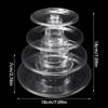 Durable 4 Layer Macaron Display Tower Portable Macaron Tower Display Case Storage Holder For Parties And Celebration