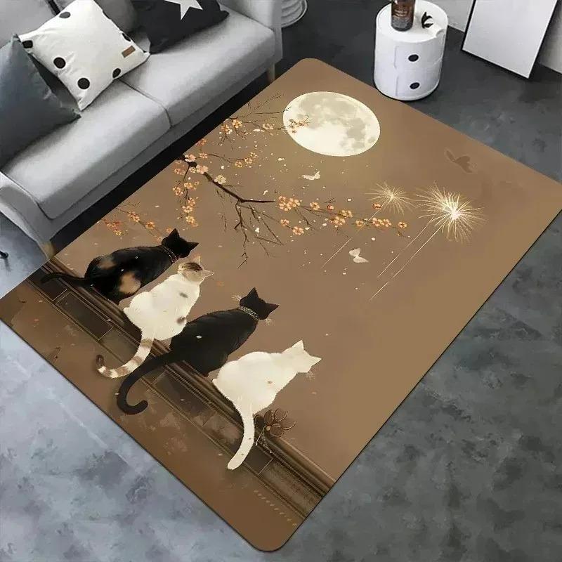 1PC Mushroom Pattern Kitchen Rugs Non-Slip Home Door Mats Pop design Bathroom Rug Bath Mat Carpet for Home Sink Laundry Decor