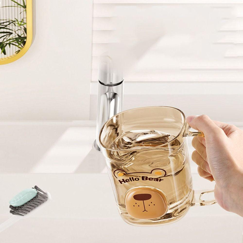 Simple Mouthwash Cup Transparent Toothbrush Cup Tooth Cup Brushing Cup Home