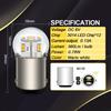 [12SMD High Brightness/Compatible with Many Vehicles] Ruiandsion BA15D LED Bulb